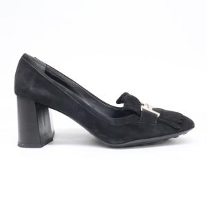 TODS トッズ スエード ダブルT フリンジ...の詳細画像4