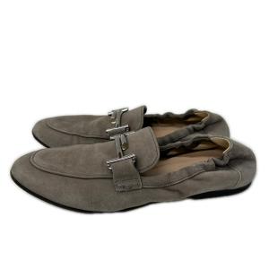 TODS トッズ ダブルT スエード ローファ...の詳細画像2