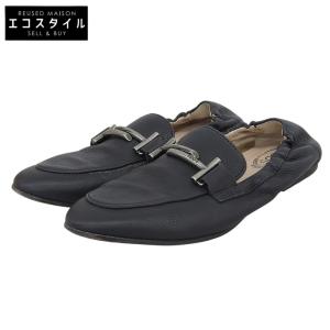 TOD'S トッズ ダブルT ローファー シューズ レディース レザー ブラック 34