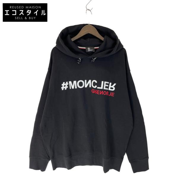 MONCLER モンクレール グルノーブル 23年 ブラック MAGLIA CON CAPPUCCI...