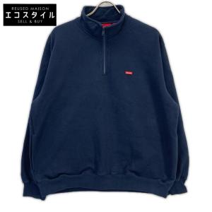 Supreme シュプリーム 25SS ネイビー Small Box HalfZip Pullover ネイビー M トップス メンズ 中古