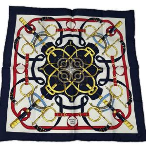 美品/ HERMES エルメス カレ40 エプ...の詳細画像1