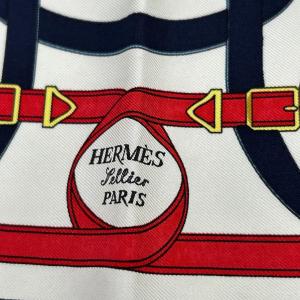 美品/ HERMES エルメス カレ40 エプ...の詳細画像4