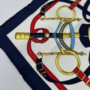 美品/ HERMES エルメス カレ40 エプ...の詳細画像5