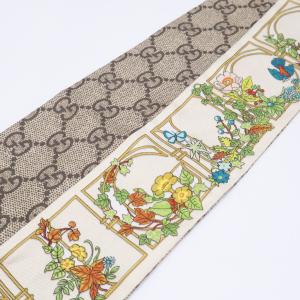 GUCCI グッチ GGフローラ シルク スカ...の詳細画像4