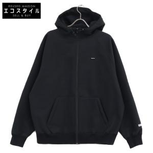 国内正規 Supreme シュプリーム ウィンドストッパー ジップアップ フーデッド スウェットシャツ L ブラック メンズ