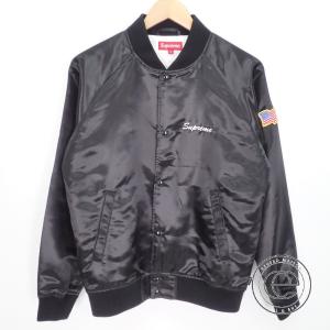 新品 国内正規 Supremeシュプリーム 16ss Betty Boop Satin Club Jacket バック ベティワッペン付 サテン
