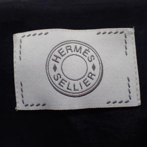 新しいスタイルメーカー直販 美品 国内正規 Hermes エルメス Sellierセリエ ラインストーン付 3bシングルテーラードジャケット 38 ダークネイビー レディース 定番のお歳暮