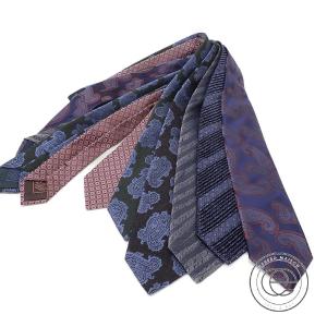 商品追加値下げ在庫復活 Brioni ブリオーニ ペイズリー プリーツ 総柄 計6点 メンズ シルク100 レギュラータイ ネクタイ