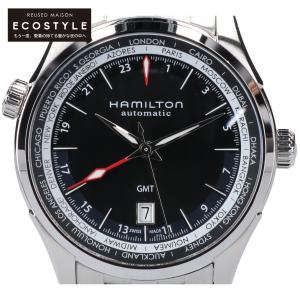 美品 HAMILTON ハミルトン H32695131 ジャズマスター GMT AUTO 自動巻き 腕時計 42mm シルバー｜wine-king