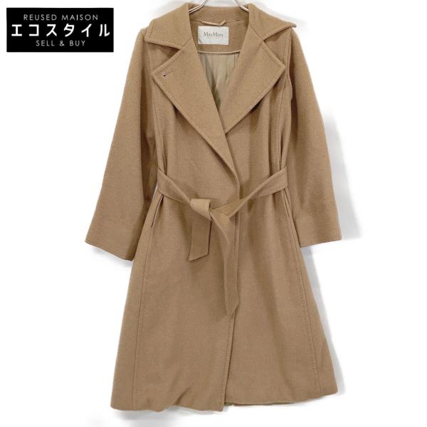Max Mara マックスマーラ 101614730 ベージュ カシミアブレンド チェスターコート ...