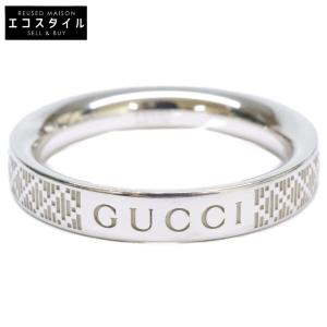 美品 GUCCI グッチ Ag925 ディアマンテ スリム リング 指輪 20
