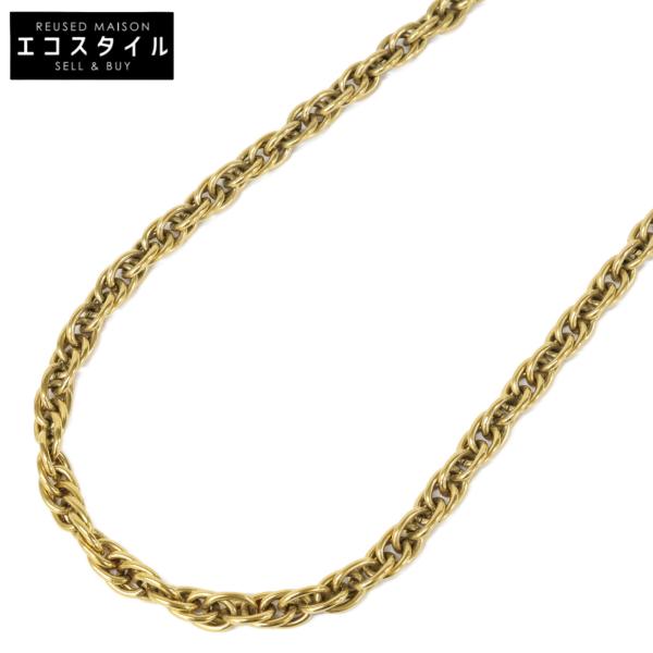 CHANEL シャネル 1982 ココマーク チェーン ネックレス イエローゴールド レディース