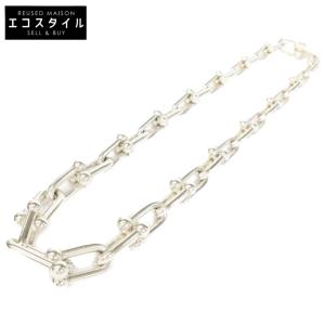 TIFFANY＆Co. ティファニー AG925 60760675 ハードウェア グラジュエイテッド リンク ネックレス 16インチ メンズ