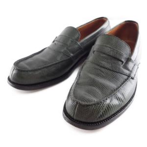 J M Weston ジェイエムウエストン メンズファッション 180 リザード 1 2c グリーン系 1 2c ローファー ローファー メンズ ブランドショップエコスタイル 5 安い取扱店 の