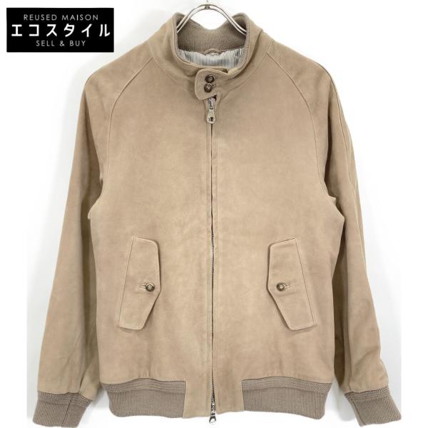 Cinquanta チンクアンタ ベージュ H-501 ゴートスウェード G9タイプ ハリントンジャ...