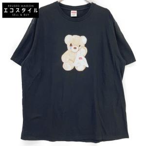 Supreme シュプリーム ブラック Bear Tee ベア Tシャツ ブラック XL トップス メンズ 中古