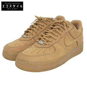 NIKE ナイキ ×Supreme Air Force 1 Low スニーカー シューズ メンズ キャメル 27cm DN1555-200