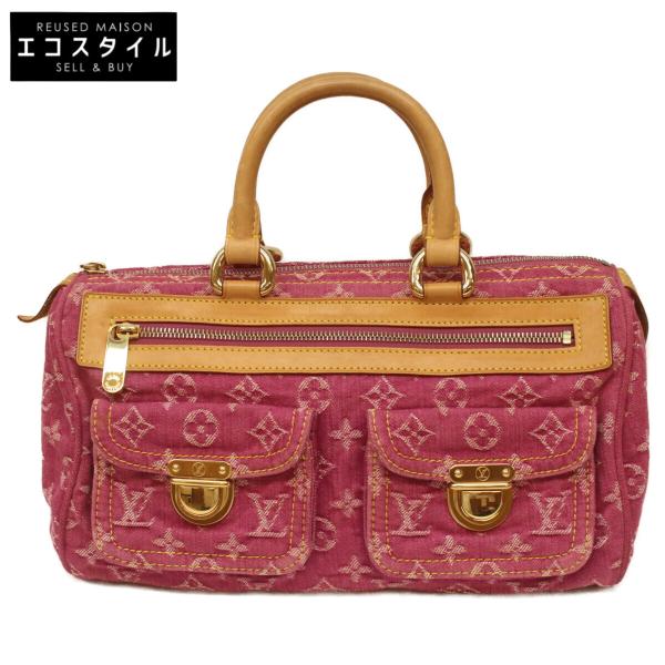 LOUIS VUITTON ルイヴィトン 06年 M95214 モノグラムデニム フューシャ ネオス...