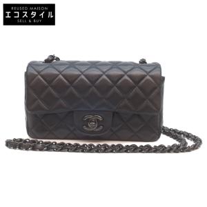 Wチェーン★　CHANEL　マトラッセ　W
フラップ　ショルダーバッグ　シャネル CHANEL（シャネル） CHANEL Wフラップ Wチェーンバッグ ガンメタリック