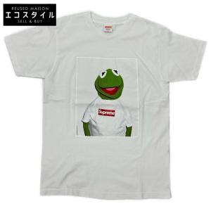 Supreme シュプリーム 08SS Kermit The Frog Tee ホワイト プリントフォト Tシャツ ホワイト M トップス コットン メンズ 中古