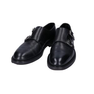 John Lobb ジョンロブ Morval 0015ラスト ダブルモンクストラップシューズ ブラック メンズ 新商品 新型 7e