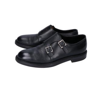 John Lobb ジョンロブ Morval 0015ラスト ダブルモンクストラップシューズ ブラック メンズ 新商品 新型 7e