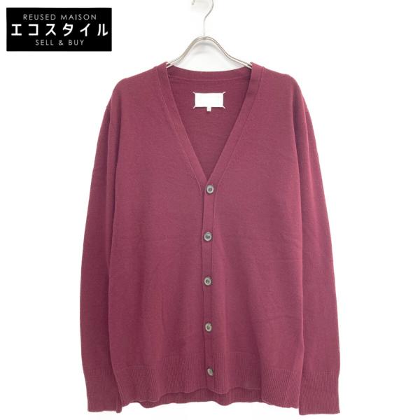 Maison Margiela メゾンマルジェラ ボルドー S50HA1059 コットンカーディガン...