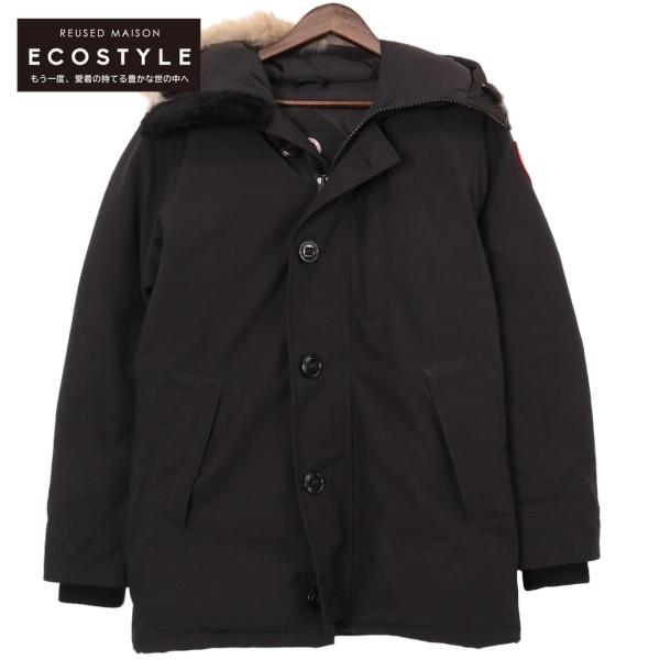 CANADA GOOSE カナダグース 3438JM ジャスパー ブラック コヨーテファー フーデッ...