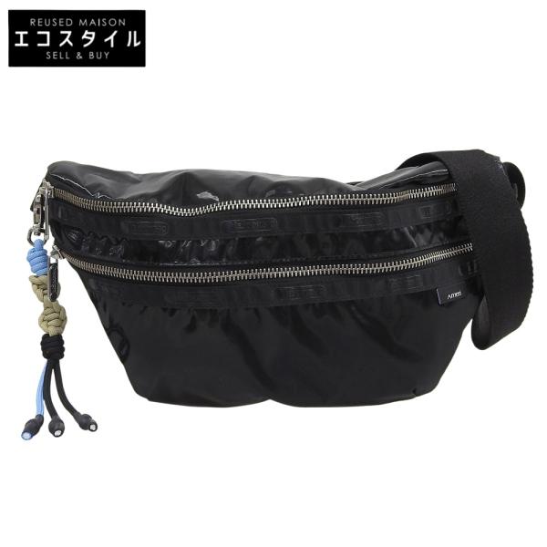美品 LESPORTSAC レスポートサック DX BELT BAG W/CHRM ナイロン ボディ...