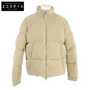 新品同様 MONCLER モンクレール 23年製 BESBRE/ベスブレ ベージュ コーデュロイ パテッドダウンジャケット 4 メンズ