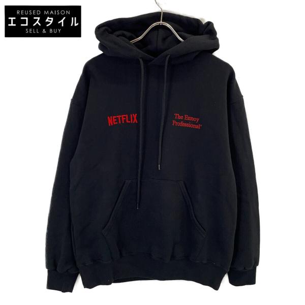 ennoy エンノイ 【×NETFLIX】23AW ブラック フーディープルオーバー ブラック M ...