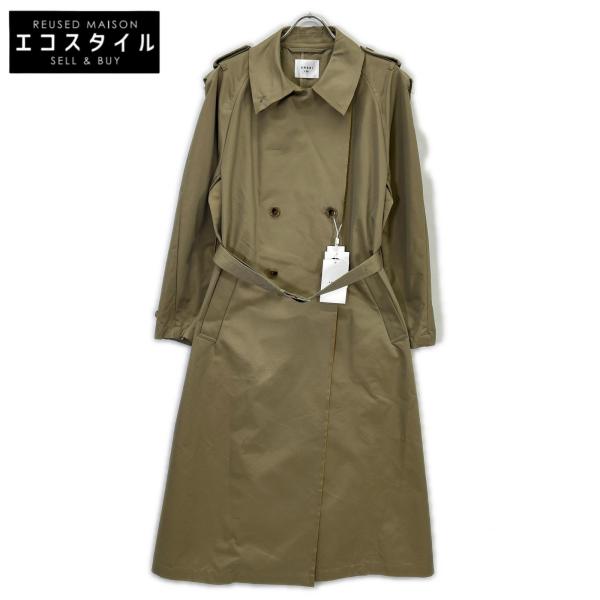 AMERI アメリ 01310790010 ベージュ CUT OFF CHAMBRAY TRENCH...