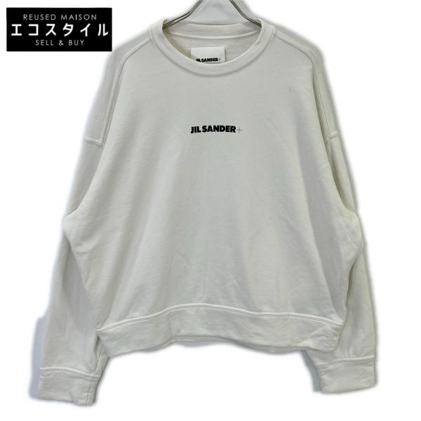 JIL SANDER+ ジルサンダープラス J47GU0001 ロゴプリント スウェットプルオーバー...