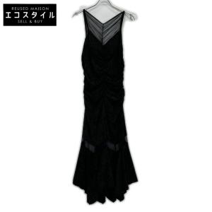 FETICO フェティコ STUDIOUS別注 FTC252-0822 ブラウン VELOUR SHEER CUT HEM DRESS ワンピース 2 レディース