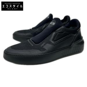 美品/ TOD'S トッズ NO CODE ノーコード スリッポン 7 1/2 ブラック メンズ