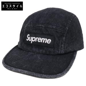 美品 Supreme シュプリーム 2024SS Denim Camp Cap デニム キャンプ キャップ 帽子 メンズ