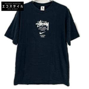 NIKE ナイキ ×Stussy DD3342-010 ブラック International T-Shirt Tシャツ M メンズ