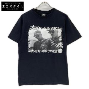 stussy ステューシー 【×Gang Starr】ブラック Take It Personal Tee プリントTシャツ ブラック S トップス コットン メンズ 中古
