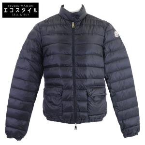 美品/ MONCLER モンクレール LANS ライトダウンジャケット 1 ブラック レディース