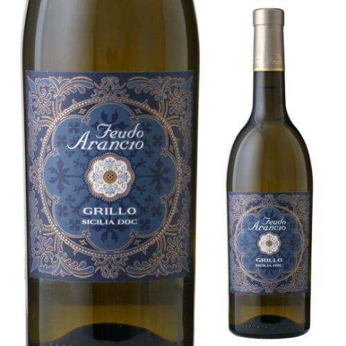P+10% 白ワイン フェウド アランチョ グリッロ 750ml イタリア シチリア シチーリア 辛...