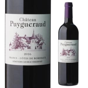 P+5％ 赤ワイン シャトー ピュイゲロー 2016 750ml フランス ボルドー 長S 母の日 父の日 ギフト｜wine-naotaka