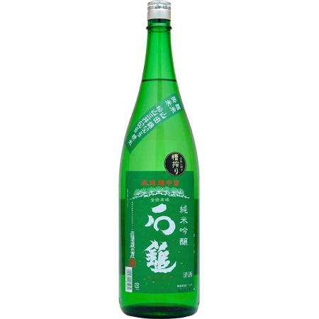 石鎚 純米吟醸　緑ラベル　槽搾り/石鎚酒造1800ml (地酒)