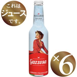 ガッゾーサ/マカリオ　275ml×6本　(ソーダ　ジュース)　｜wine-sakesen