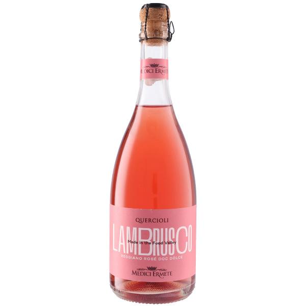 クエルチオーリ　レッジアーノ　ランブルスコ　ドルチェ ロザート/メディチ・エルメーテ　750ml （...