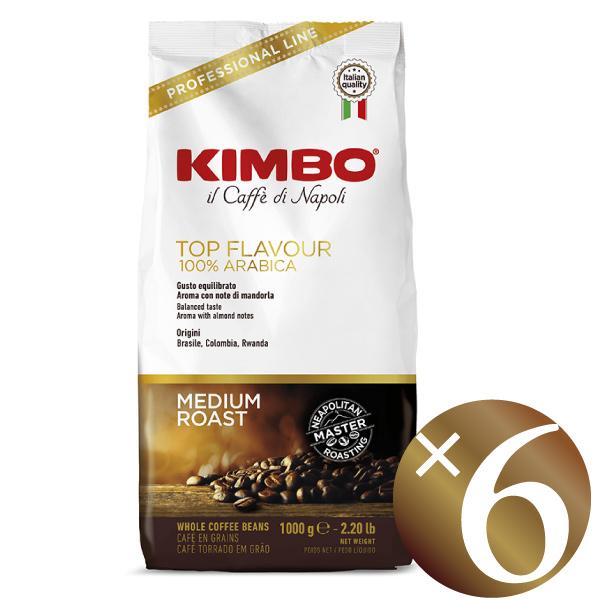 キンボ　KIMBO　エスプレッソ豆　トップフレーバー　1kg×6袋 (コーヒー豆)