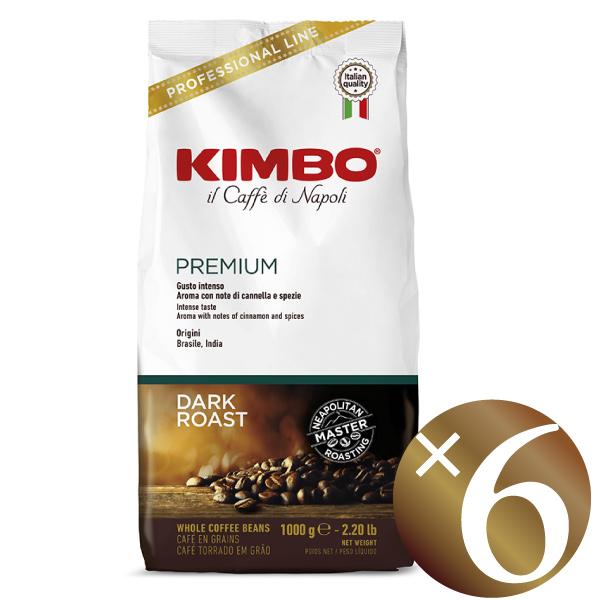 キンボ　KIMBO　エスプレッソ豆　プレミアム　1kg×6袋 (コーヒー豆)