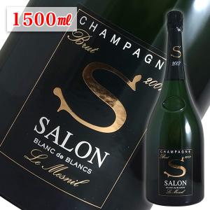 サロン ブラン ド ブラン マグナム 2007年 サロン(1500ml)(木箱)(正規品)（シャンパン）
