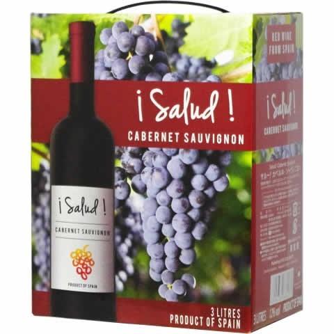 【BOXよりどり6個で送料無料】＜赤＞ サルー カベルネ・ソーヴィニヨン バッグインボックス 3,0...