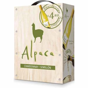 【BOXよりどり6個で送料無料】＜白＞アルパカ　シャルドネ・セミヨン バッグインボックス 3,000ml ボックスワイン 箱ワイン boxワイン